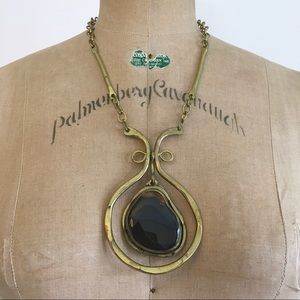Vintage 1970s Rafael Canada Brutalist Necklace